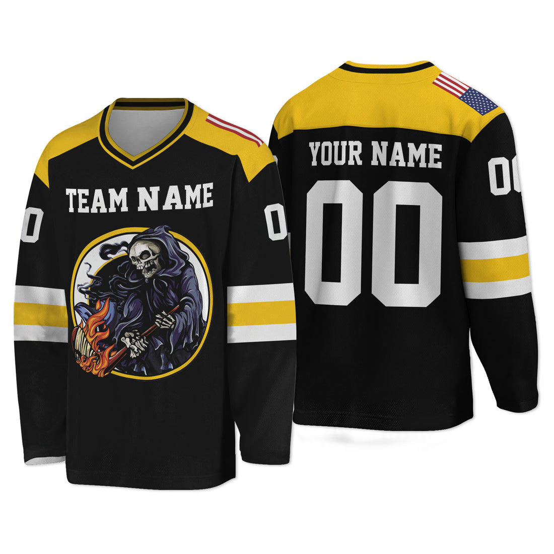 Custom_Famous_Reaper_Hockey_Team_Brown_Bears_Black_and_Yellow_I2.mockup_1-JRZf6